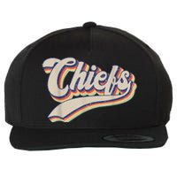 Chiefs Name Personalized Vintage Retro Gift M.e.n WoM.e.n Wool Snapback Cap