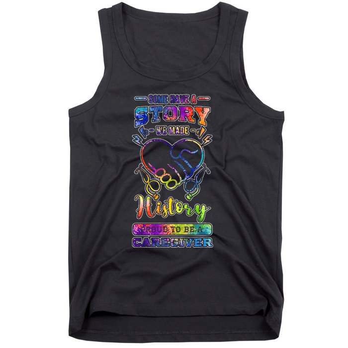 Caregiver Nursing Practitioner Carer Nurse Assistant History Tank Top