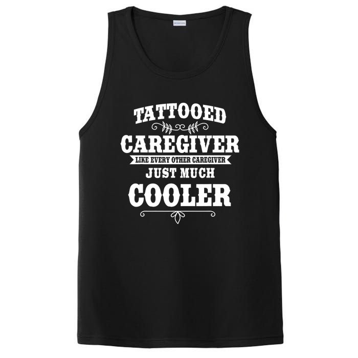 Caregiver Nursing Practitioner Tattoed Carer Nurse Assistant PosiCharge Competitor Tank