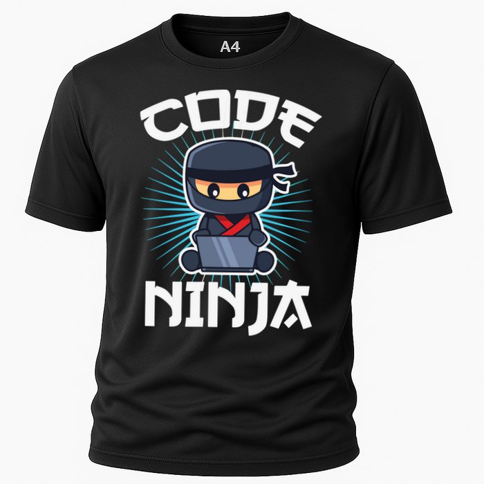 Code Ninja Programmer Coder Computer Programming Coding Cooling Performance Crew T-Shirt