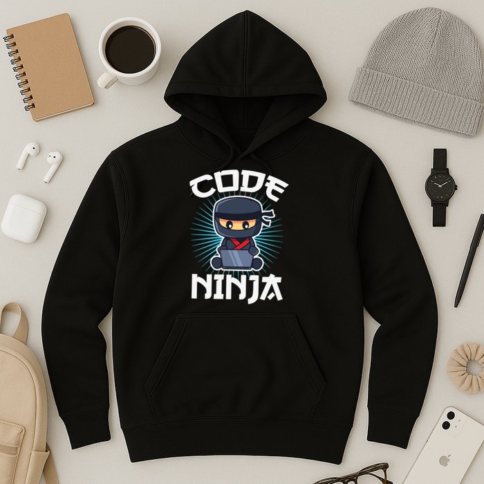 Code Ninja Programmer Coder Computer Programming Coding Hoodie