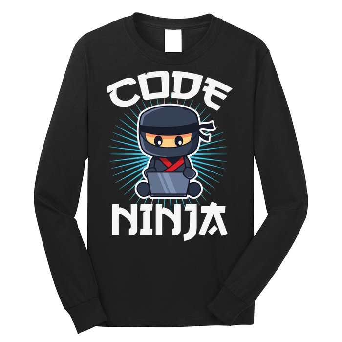 Code Ninja Programmer Coder Computer Programming Coding Long Sleeve Shirt