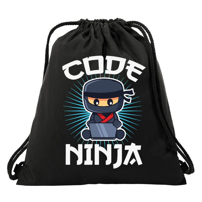 Code Ninja Programmer Coder Computer Programming Coding Drawstring Bag