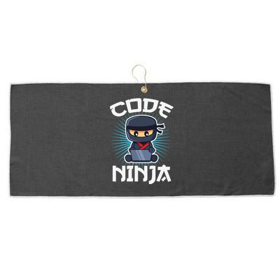 Code Ninja Programmer Coder Computer Programming Coding Large Microfiber Waffle Golf Towel