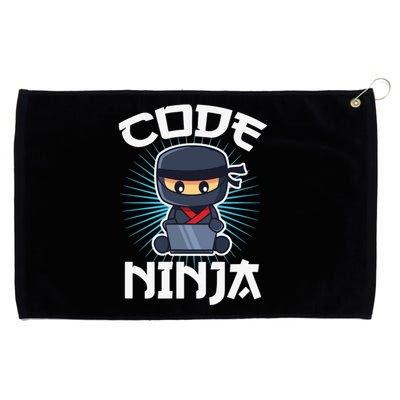 Code Ninja Programmer Coder Computer Programming Coding Grommeted Golf Towel