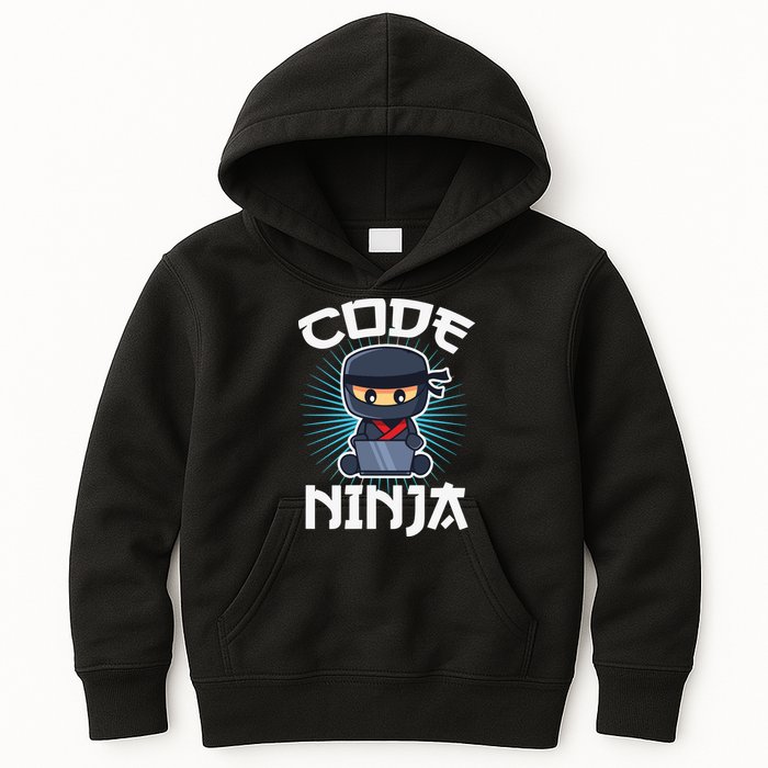 Code Ninja Programmer Coder Computer Programming Coding Kids Hoodie