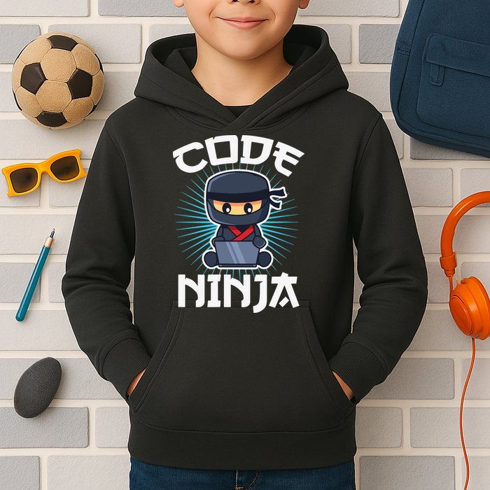 Code Ninja Programmer Coder Computer Programming Coding Kids Hoodie