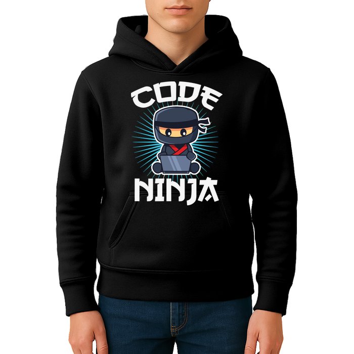 Code Ninja Programmer Coder Computer Programming Coding Kids Hoodie