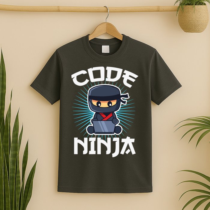 Code Ninja Programmer Coder Computer Programming Coding T-Shirt