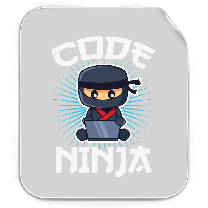 Code Ninja Programmer Coder Computer Programming Coding Permanent Decal Sticker