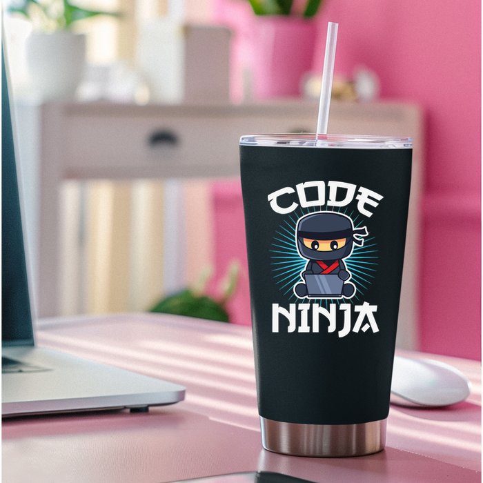 Code Ninja Programmer Coder Computer Programming Coding Permanent Decal Sticker