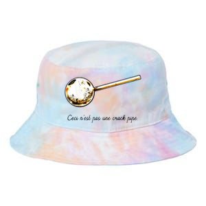 Ceci Nest Pas Une Crack Pipe Funny Meme Tie Dye Newport Bucket Hat