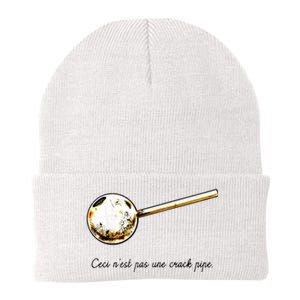 Ceci Nest Pas Une Crack Pipe Funny Meme Knit Cap Winter Beanie