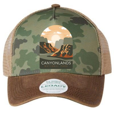 Canyonlands National Park Utah Zion Bryce Canyon Arches USA Legacy Tie Dye Trucker Hat