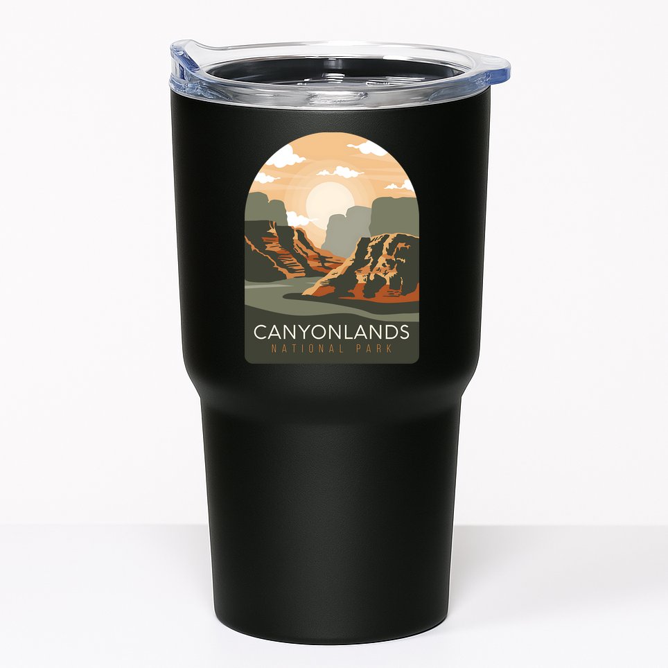 Canyonlands National Park Utah Zion Bryce Canyon Arches USA Tumbler