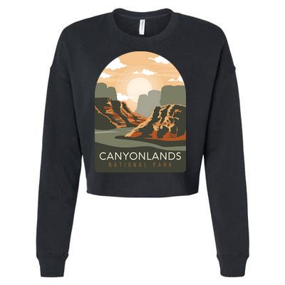 Canyonlands National Park Utah Zion Bryce Canyon Arches USA Cropped Pullover Crew