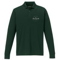 Christmas North Pole Brewing beer holiday season Performance Long Sleeve Polo