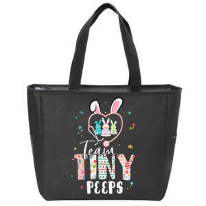 Cute NICU PICU L&D Nurse Easter Day Stethoscope Zip Tote Bag