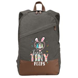 Cute NICU PICU L&D Nurse Easter Day Stethoscope Cotton Canvas Backpack