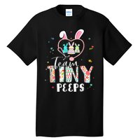 Cute NICU PICU L&D Nurse Easter Day Stethoscope Cute Bunny Tall T-Shirt