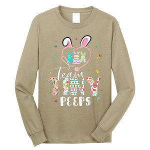 Cute NICU PICU L&D Nurse Easter Day Stethoscope Cute Bunny Long Sleeve Shirt