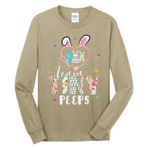 Cute NICU PICU L&D Nurse Easter Day Stethoscope Cute Bunny Tall Long Sleeve T-Shirt