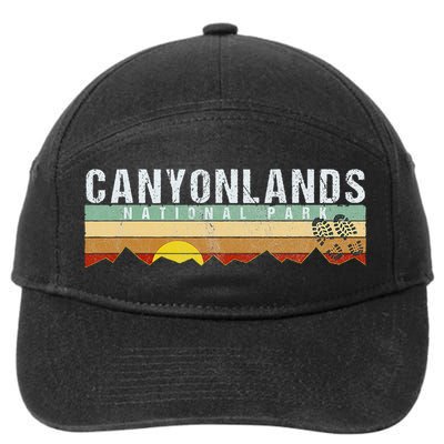 Canyonlands National Park Utah Camping Hiking 7-Panel Snapback Hat