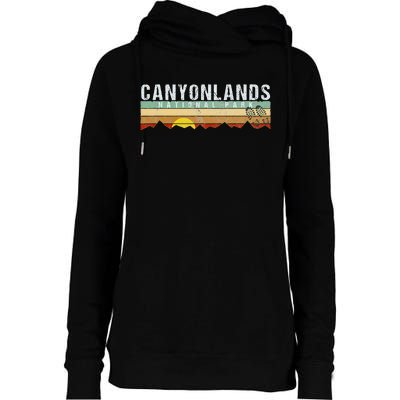 Canyonlands National Park Utah Camping Hiking Womens Funnel Neck Pullover Hood