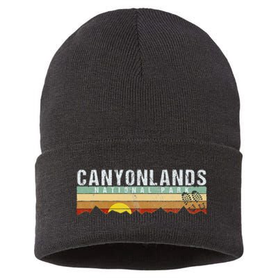 Canyonlands National Park Utah Camping Hiking Sustainable Knit Beanie