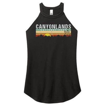 Canyonlands National Park Utah Camping Hiking Women’s Perfect Tri Rocker Tank