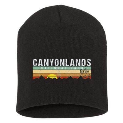 Canyonlands National Park Utah Camping Hiking Short Acrylic Beanie