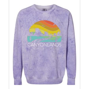 Canyonlands National Park Utah Zion Bryce Canyon Arches Colorblast Crewneck Sweatshirt