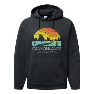 Canyonlands National Park Utah Zion Bryce Canyon Arches Performance Fleece Hoodie