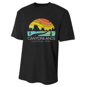 Canyonlands National Park Utah Zion Bryce Canyon Arches Performance Sprint T-Shirt