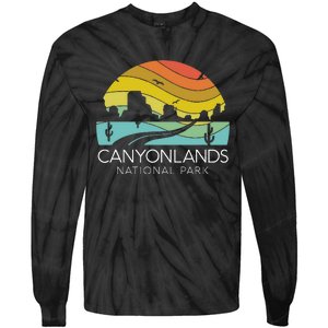 Canyonlands National Park Utah Zion Bryce Canyon Arches Tie-Dye Long Sleeve Shirt