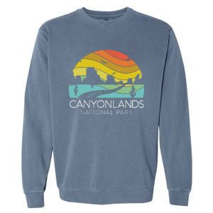 Canyonlands National Park Utah Zion Bryce Canyon Arches Garment-Dyed Sweatshirt