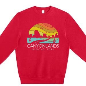 Canyonlands National Park Utah Zion Bryce Canyon Arches Premium Crewneck Sweatshirt