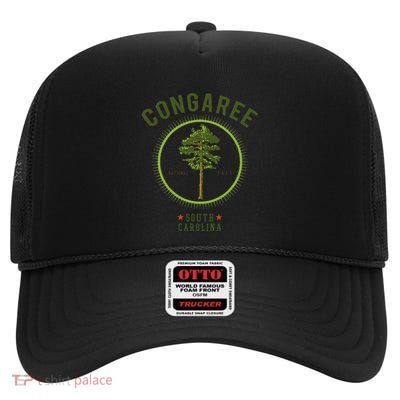 Congaree National Park South Carolina High Crown Mesh Back Trucker Hat