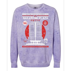 Classic Nakatomi Plaza Christmas Party Flyer Poster Colorblast Crewneck Sweatshirt