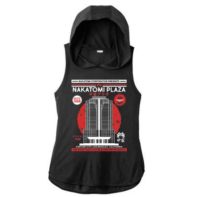 Classic Nakatomi Plaza Christmas Party Flyer Poster Ladies PosiCharge Tri-Blend Wicking Draft Hoodie Tank