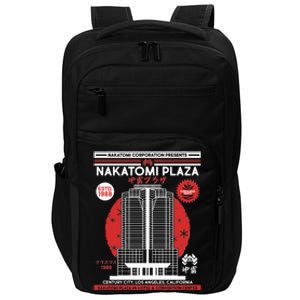 Classic Nakatomi Plaza Christmas Party Flyer Poster Impact Tech Backpack