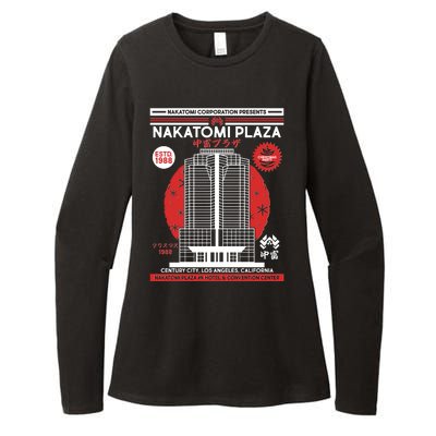 Classic Nakatomi Plaza Christmas Party Flyer Poster Womens CVC Long Sleeve Shirt