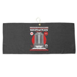 Classic Nakatomi Plaza Christmas Party Flyer Poster Large Microfiber Waffle Golf Towel