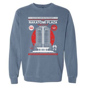 Classic Nakatomi Plaza Christmas Party Flyer Poster Garment-Dyed Sweatshirt