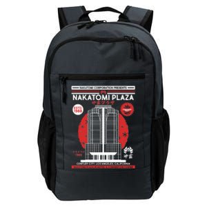 Classic Nakatomi Plaza Christmas Party Flyer Poster Daily Commute Backpack