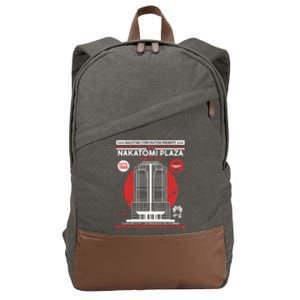 Classic Nakatomi Plaza Christmas Party Flyer Poster Cotton Canvas Backpack