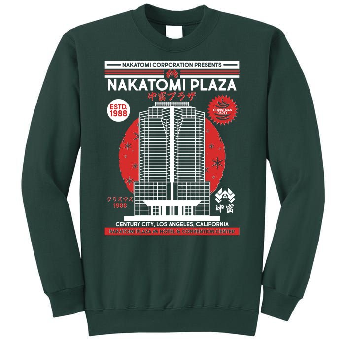 Classic Nakatomi Plaza Christmas Party Flyer Poster Sweatshirt