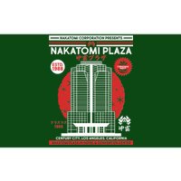 Classic Nakatomi Plaza Christmas Party Flyer Poster Bumper Sticker