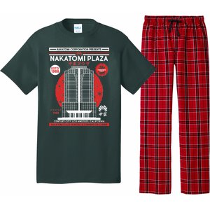 Classic Nakatomi Plaza Christmas Party Flyer Poster Pajama Set