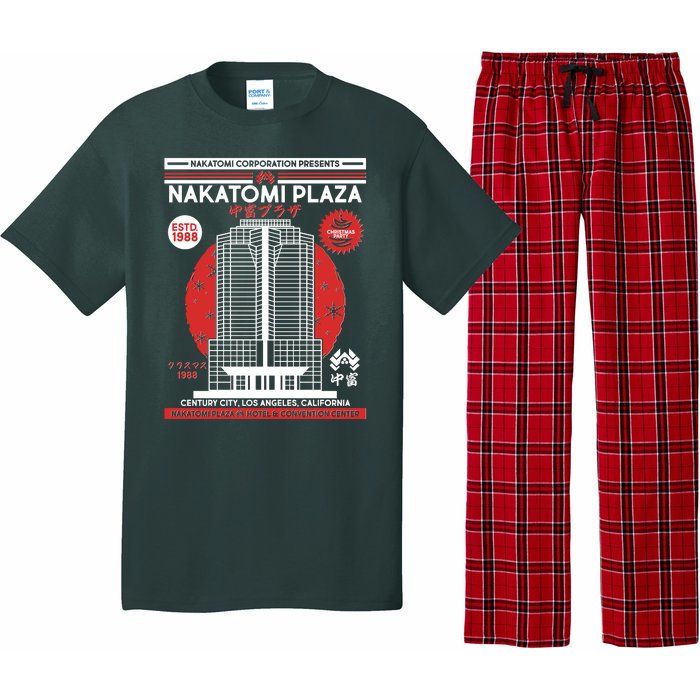 Classic Nakatomi Plaza Christmas Party Flyer Poster Pajama Set